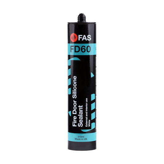 TIMCO Fire Door Silicone Sealant - White - 310ml - Image