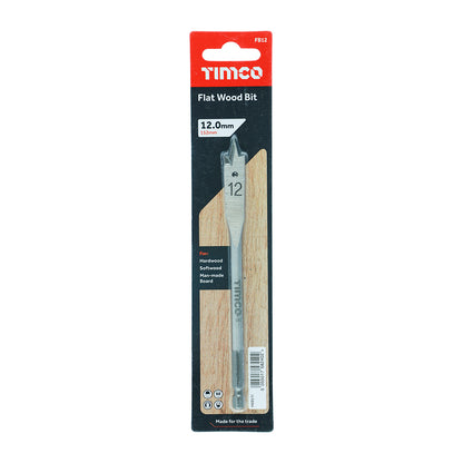 TIMCO Flat Wood Bits - 12.0 x 152 - Image