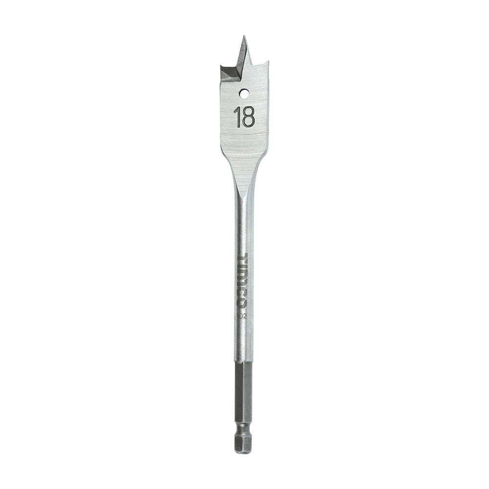 TIMCO Flat Wood Bits - 18.0 x 152 - Image