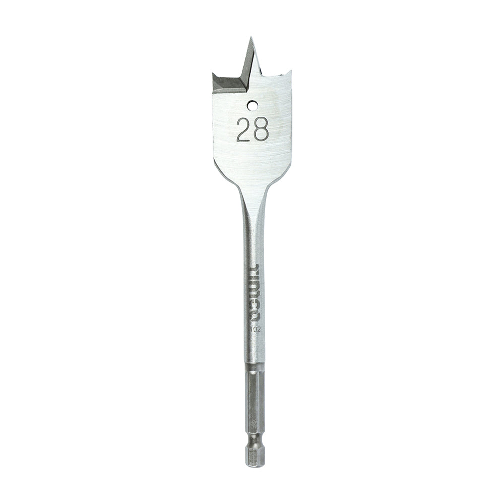 TIMCO Flat Wood Bits - 28.0 x 152 - Image