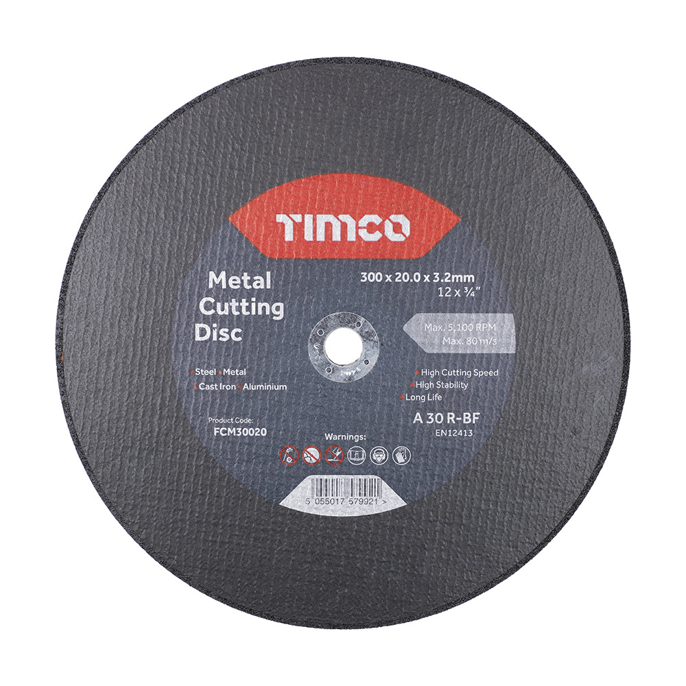 TIMCO B/Abrasive Flat Wheel Metal - 300 x 20.0 x 3.2 - Image