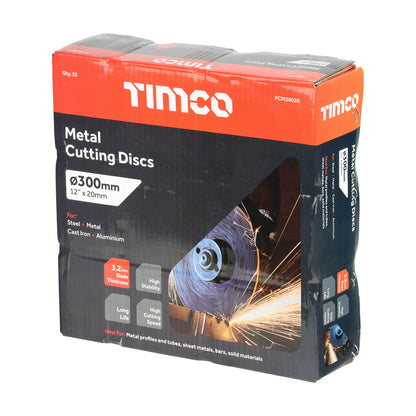 TIMCO B/Abrasive Flat Wheel Metal - 300 x 20.0 x 3.2 - Image