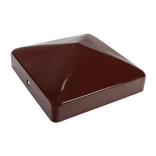 TIMCO Fence Post Cap Oxide Red - 50mm - Image