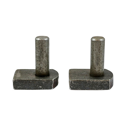 TIMCO Gate Hinge Hooks to Weld Self Coloured - 22mm - Image