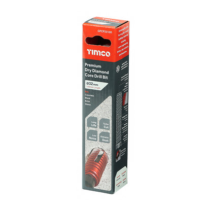 TIMCO Diamond GP Core Bit - 32 x 150mm - Image