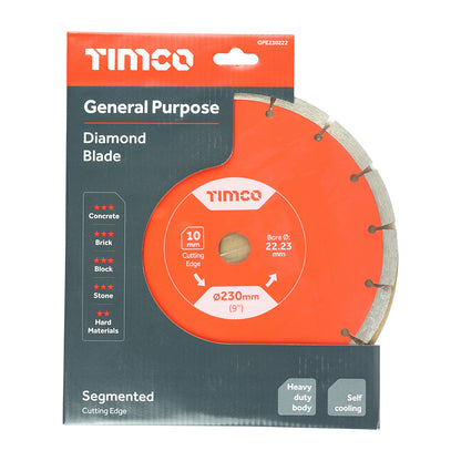 TIMCO Premium Diamond Blade Segmented  - 230 x 22.2 - Image