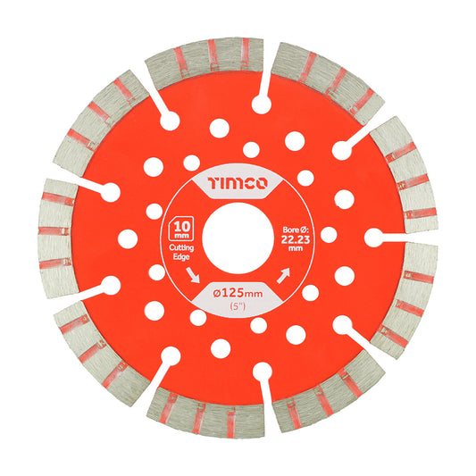TIMCO Trade Diamond Blade Segmented - 125 x 22.2 - Image