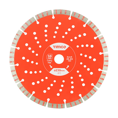 TIMCO Trade Diamond Blade Segmented - 230 x 22.2 - Image