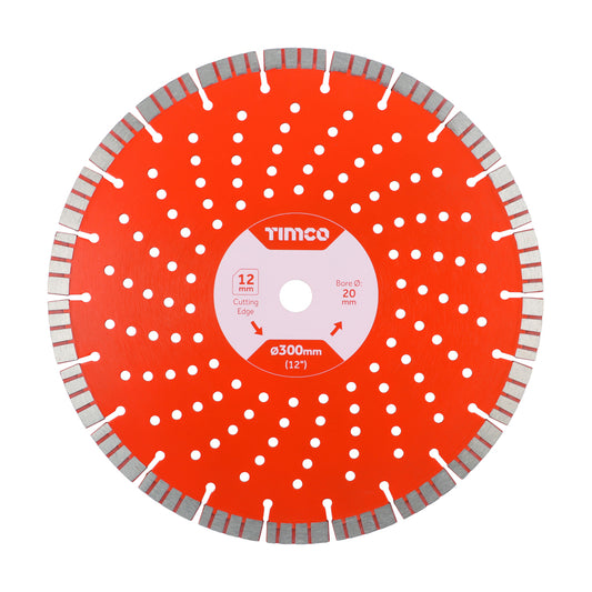 TIMCO Premium Diamond Blade Segmented - 300 x 20.0 - Image