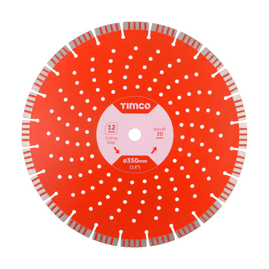 TIMCO Premium Diamond Blade Segmented - 350 x 20.0 - Image