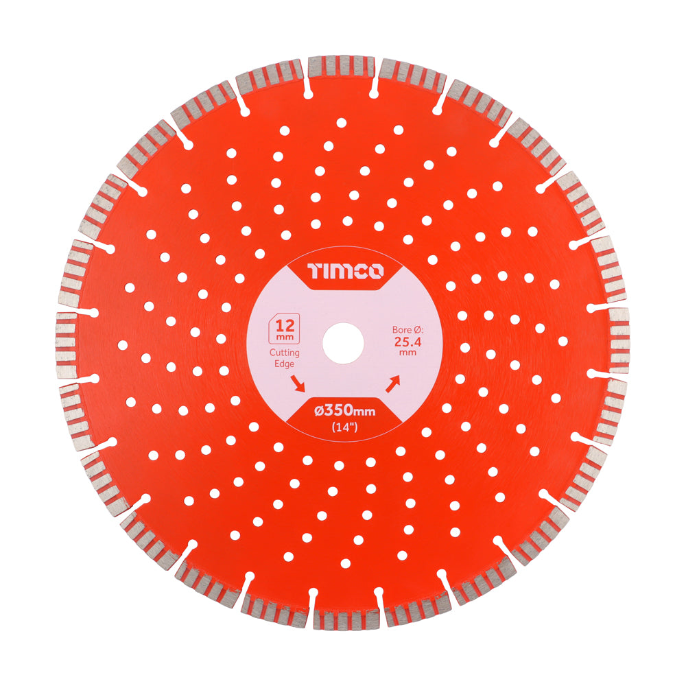 TIMCO Premium Diamond Blade Segmented  - 350 x 25.4 - Image