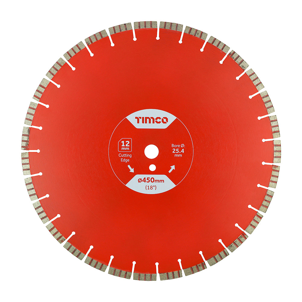 TIMCO Premium Diamond Blade Segmented - 450 x 25.4 - Image