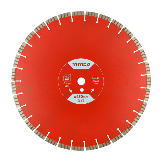 TIMCO Premium Diamond Blade Segmented - 450 x 25.4 - Image