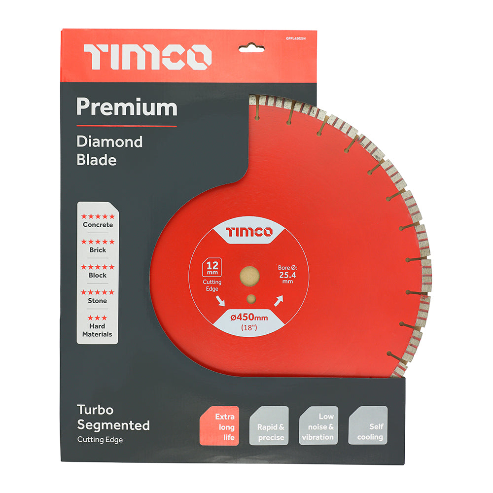 TIMCO Premium Diamond Blade Segmented - 450 x 25.4 - Image