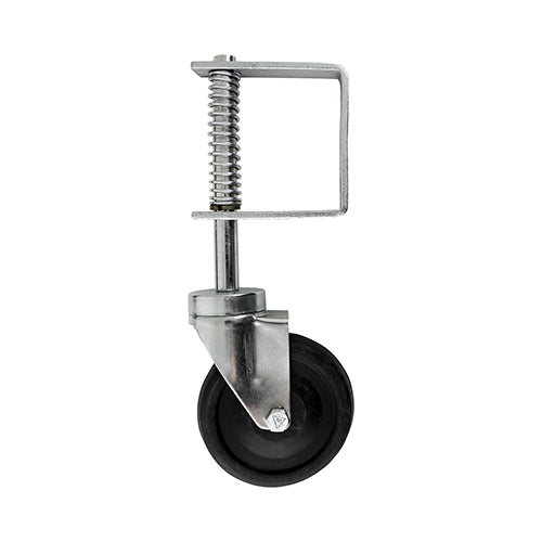 TIMCO Spring Loaded Field Gate Wheel Light Duty Silver - 270mm - Image