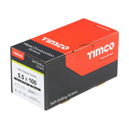 TIMCO Self-Drilling Heavy Section Screws Exterior Silver - 5.5 x 100 - Image