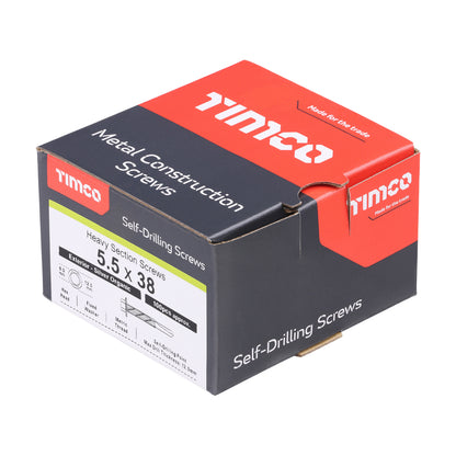 TIMCO Self-Drilling Heavy Section Screws Exterior Silver - 5.5 x 38 - Image