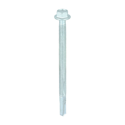 TIMCO Self-Drilling Heavy Section Screws Exterior Silver with EPDM Washer - 5.5 x 80 - Image