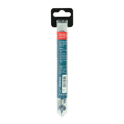 TIMCO Wood Auger Bit - Hex Shank - 16.0 x 155 - Image