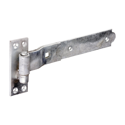 TIMCO Cranked Band & Hook On Plates Hinges Hot Dipped Galvanised - 250mm - Image