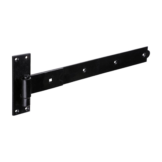 TIMCO Straight Band & Hook On Plates Hinges Black - 450mm - Image