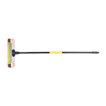 TIMCO Bulldozer Heavy Duty Wooden Utility Broom & Handle - 16" - Image