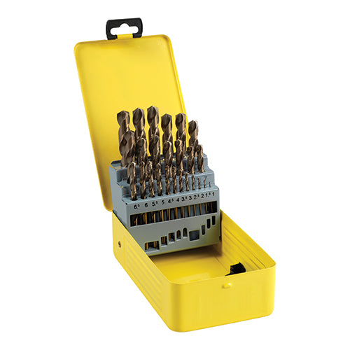 TIMCO Ground Jobber Drills Set Cobalt M35 - 25pcs - Image