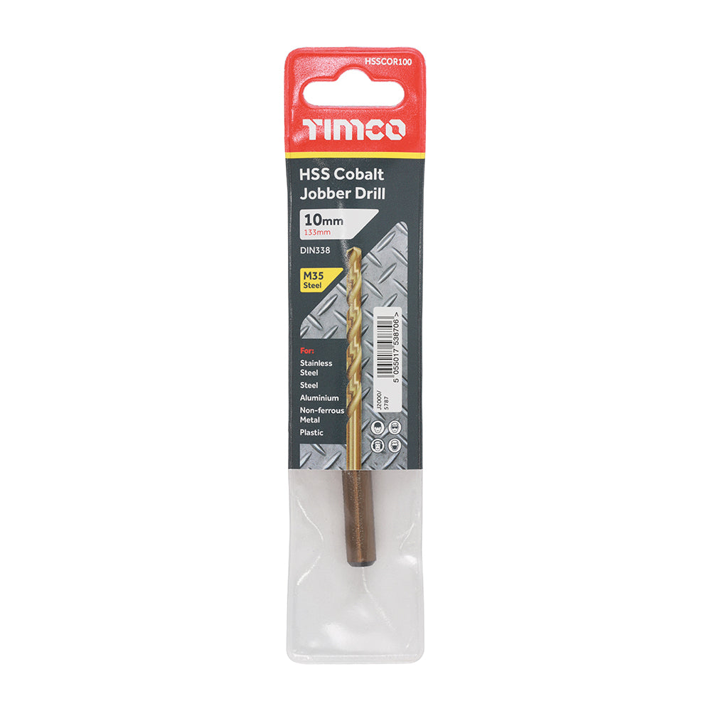 TIMCO Ground Jobber Drills - Cobalt M35 - 10.0mm - Image