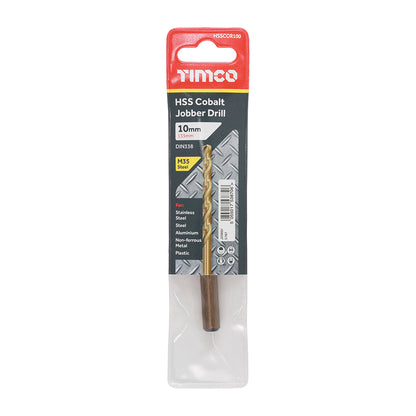 TIMCO Ground Jobber Drills - Cobalt M35 - 10.0mm - Image