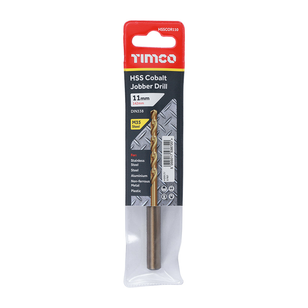 TIMCO Ground Jobber Drills - Cobalt M35 - 11.0mm - Image