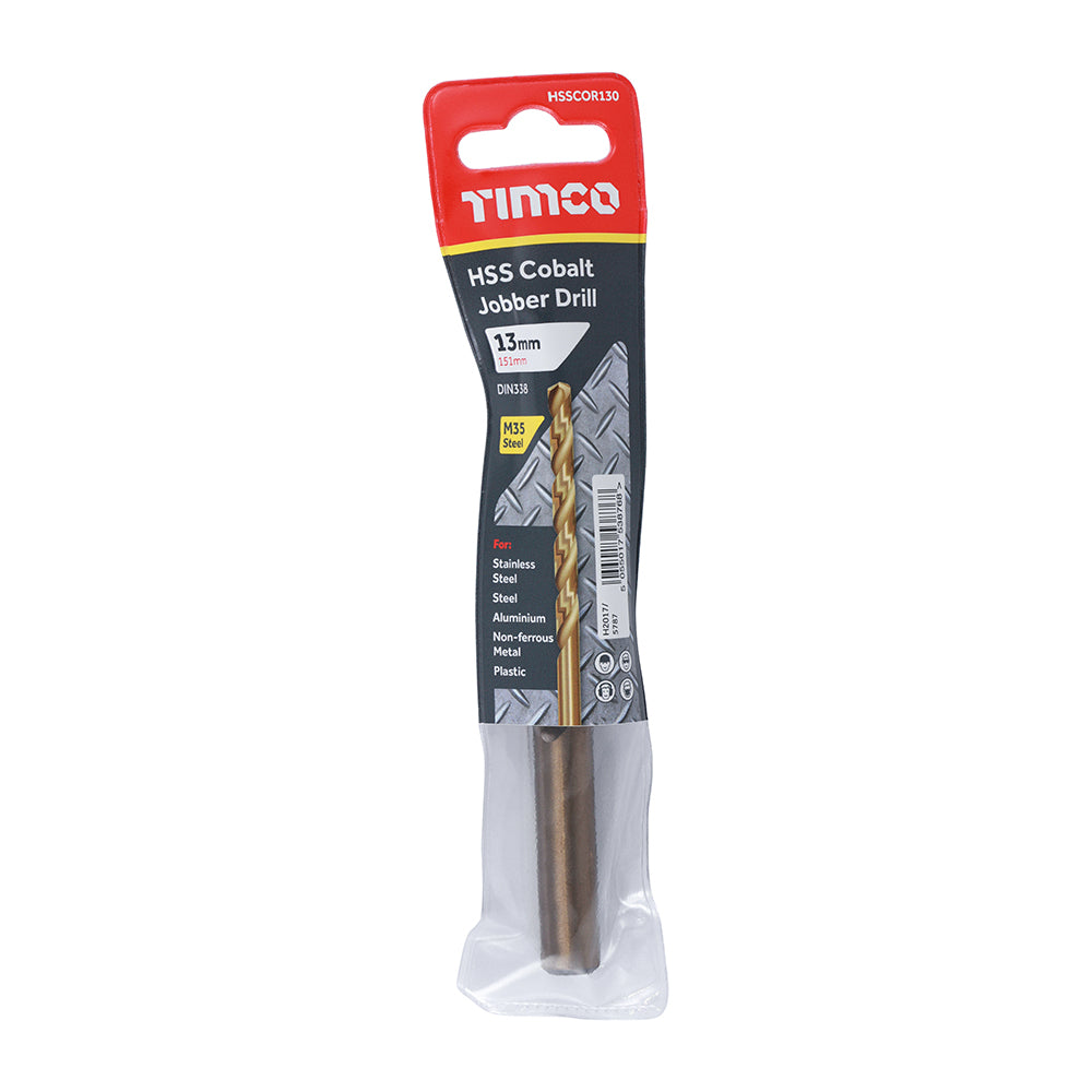 TIMCO Ground Jobber Drills - Cobalt M35 - 13.0mm - Image
