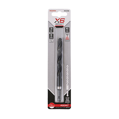 TIMCO X6 HSS Impact Drill Bits - 10.0mm - Image