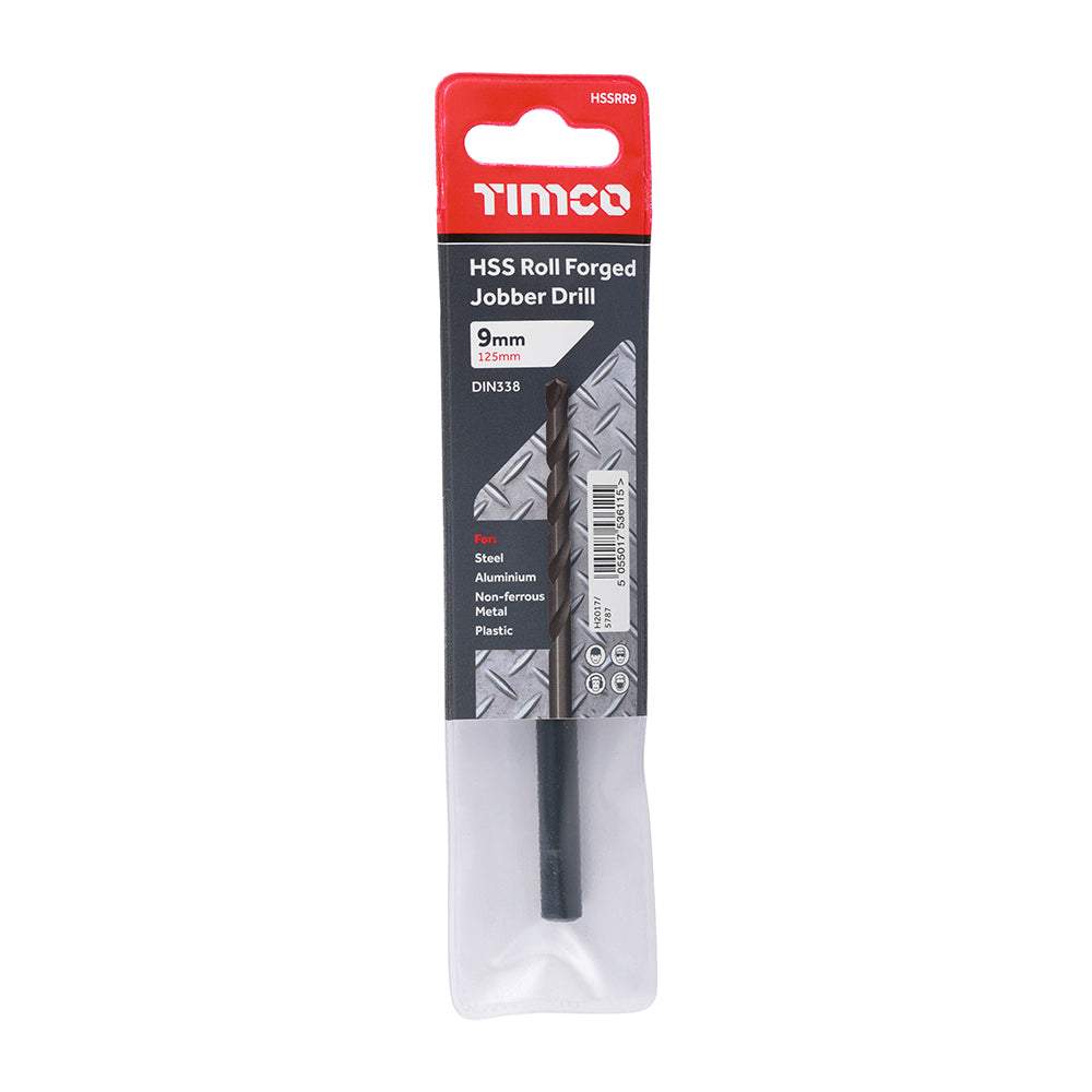 TIMCO Roll Forged Jobber Drills HSS - 9.0mm - Image