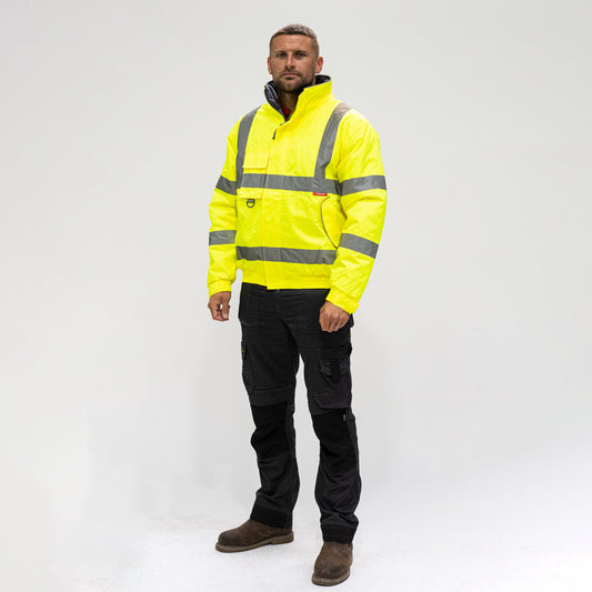 TIMCO Hi-Visibility Bomber Jacket - Small - Image