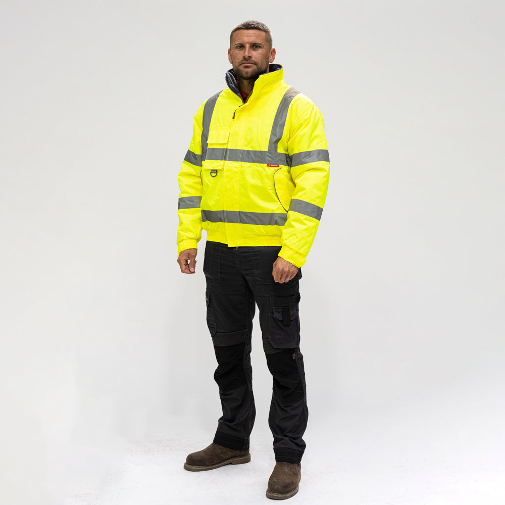 TIMCO High Visibility Bomber Jacket - X Large - Image