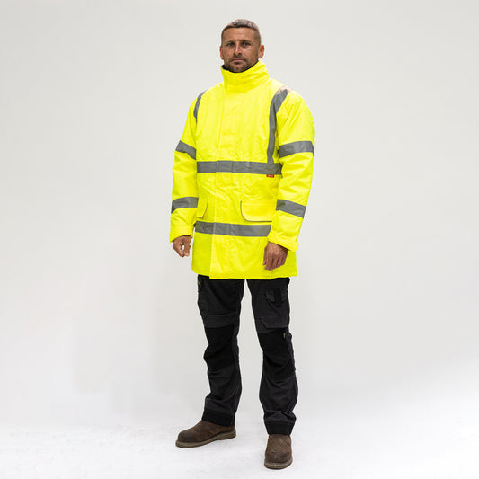 TIMCO Hi-Visibility Parka Jacket - Small - Image
