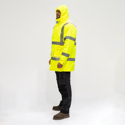 TIMCO Hi-Visibility Parka Jacket - X Large - Image