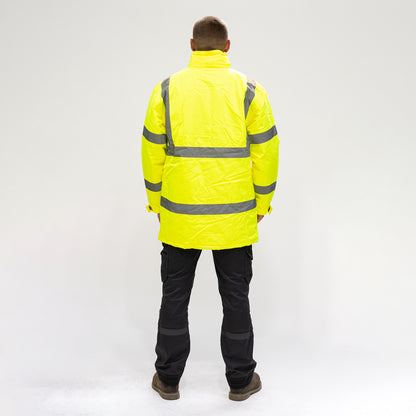 TIMCO Hi-Visibility Parka Jacket - X Large - Image