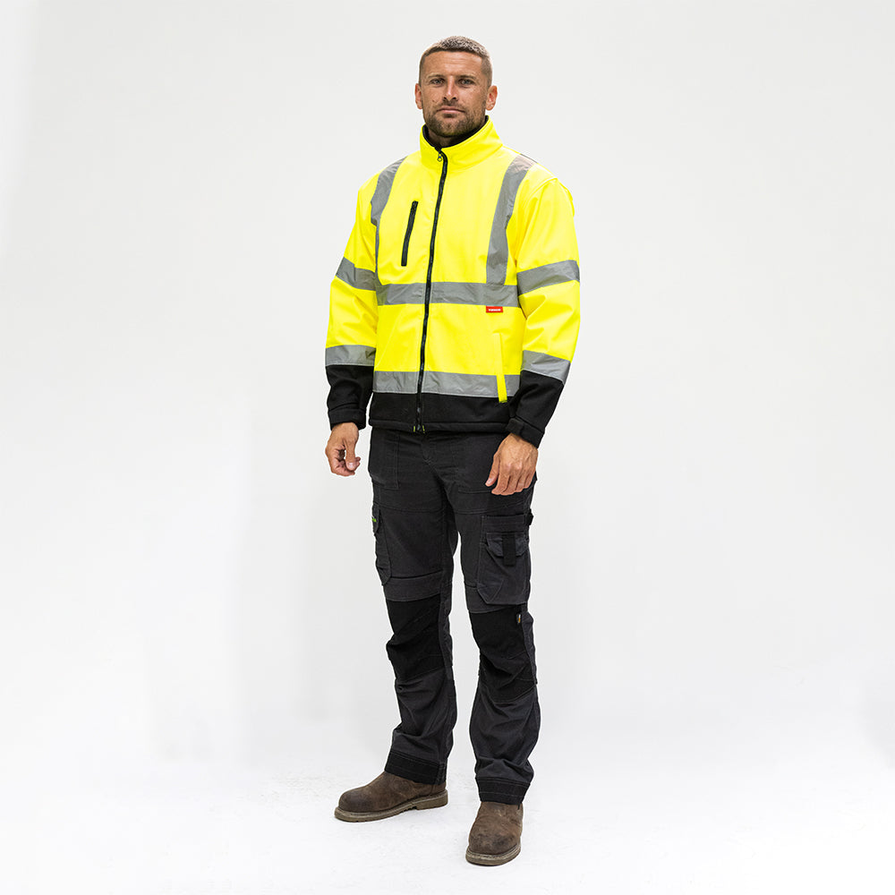 TIMCO Hi-Visibility Softshell Jacket - XXX Large - Image