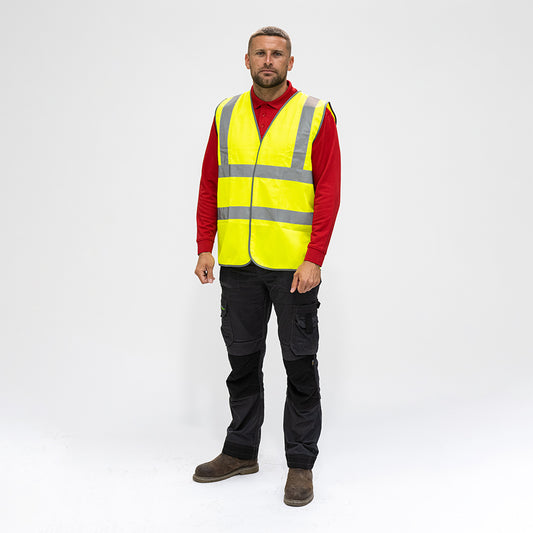 TIMCO Hi-Visibility Vest Yellow - Large - Image