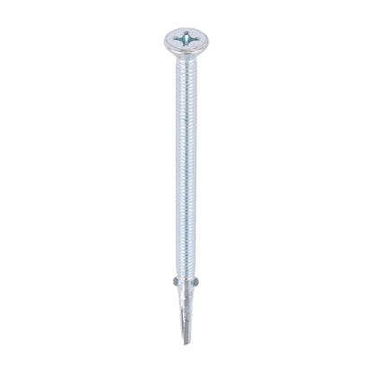 TIMCO Self-Drilling Wing-Tip Steel to Timber Heavy Section Silver Screws  - 5.5 x 100 - Image