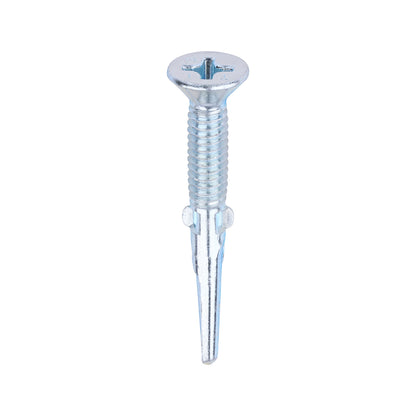 TIMCO Self-Drilling Wing-Tip Steel to Timber Heavy Section Silver Screws  - 5.5 x 45 - Image