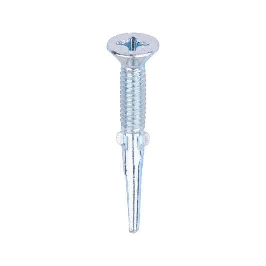TIMCO Self-Drilling Wing-Tip Steel to Timber Heavy Section Silver Screws  - 5.5 x 45 - Image