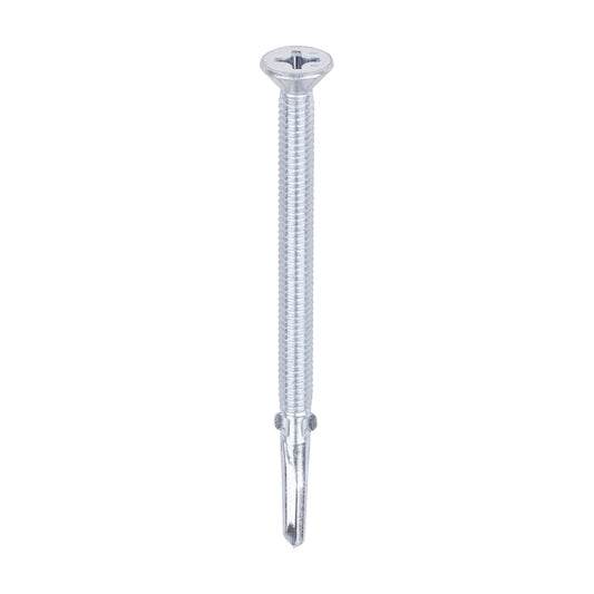 TIMCO Self-Drilling Wing-Tip Steel to Timber Heavy Section Silver Screws  - 5.5 x 85 - Image