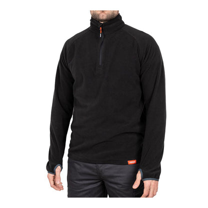 TIMCO Half Zip Overhead Fleece -Black - X Large - Image