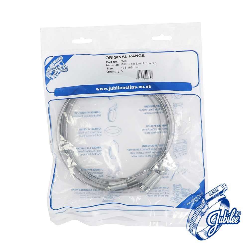 Jubilee Clip Mild Steel 135-165mm - Image