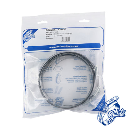 Jubilee Clip Mild Steel 184-216mm - Image