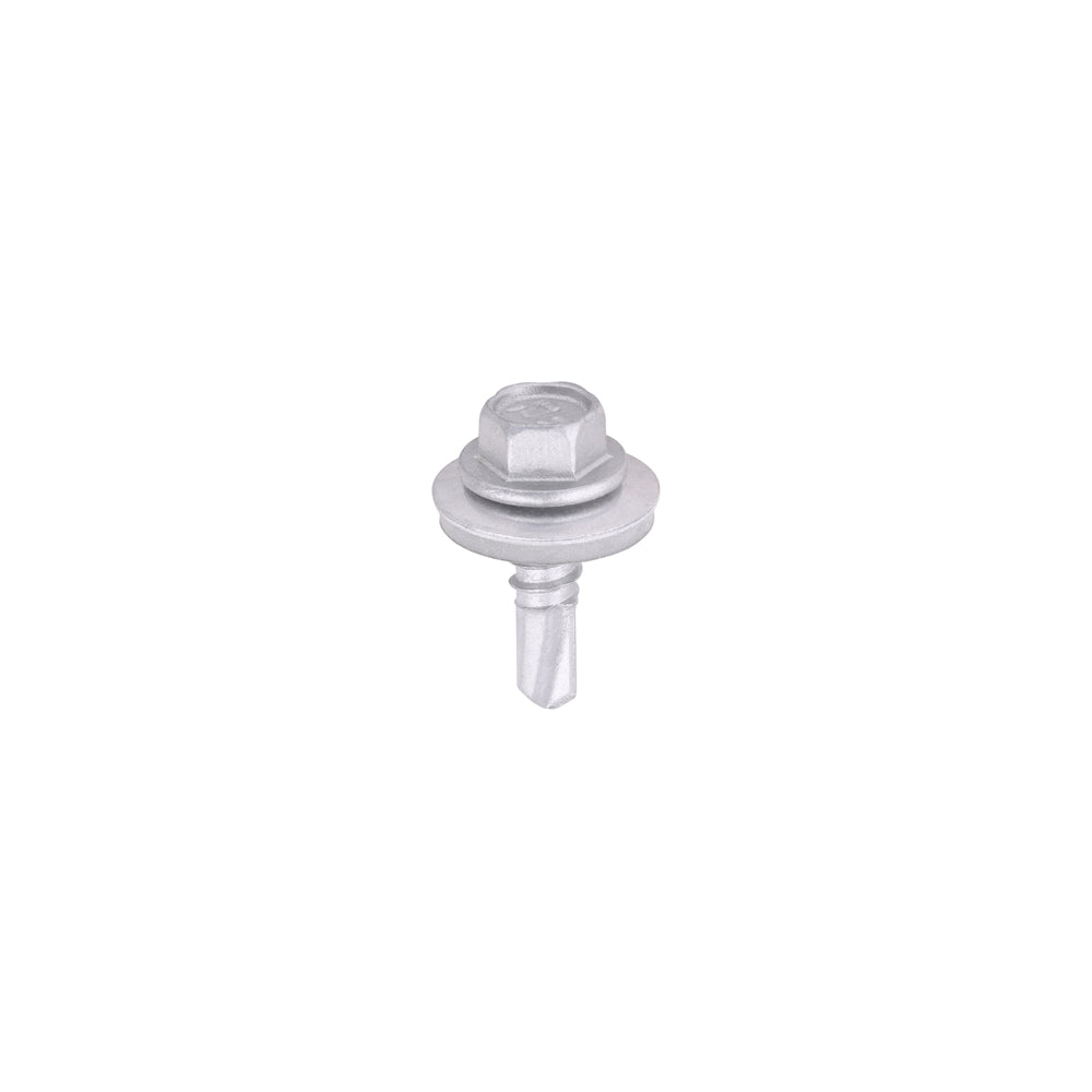 TIMCO Self-Drilling Light Section Screws Exterior Silver with EPDM Washer - 5.5 x 19 - Image