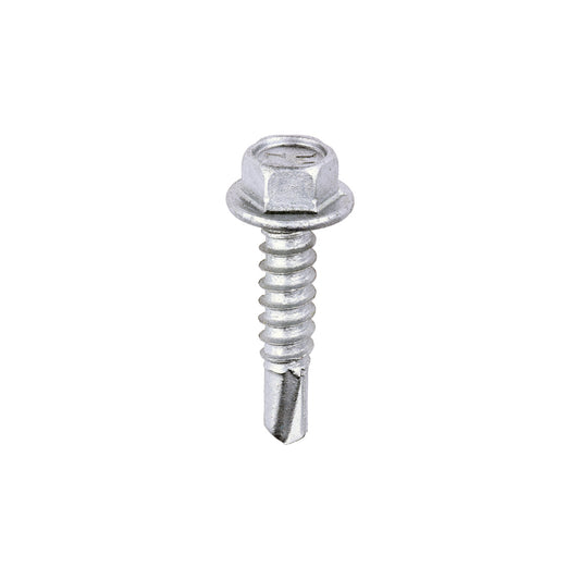 TIMCO Self-Drilling Light Section Screws Exterior Silver - 5.5 x 25 - Image