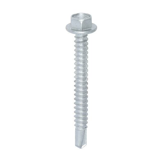 TIMCO Self-Drilling Light Section Screws Exterior Silver - 5.5 x 50 - Image